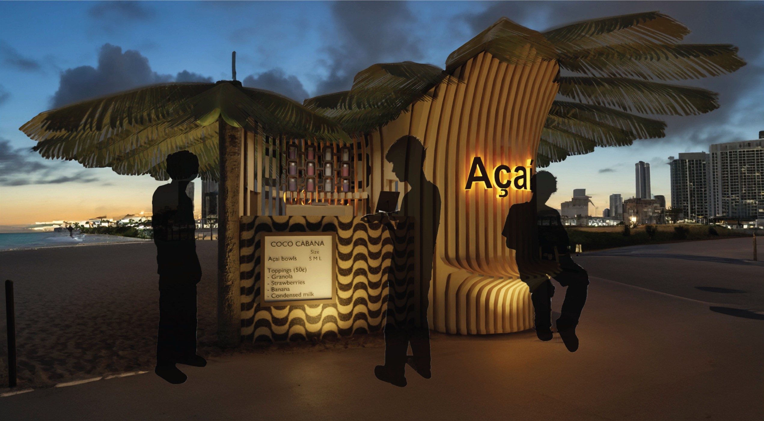 Coco-Cabana Kiosk Render