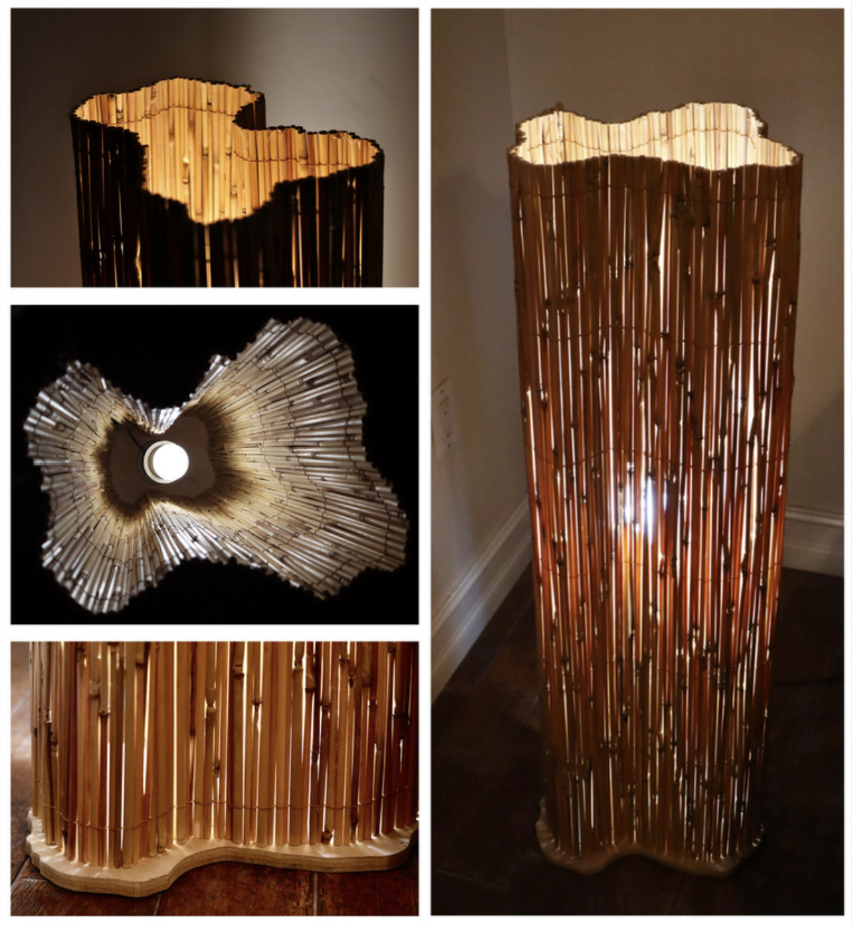 Bamboo Lamp Details
